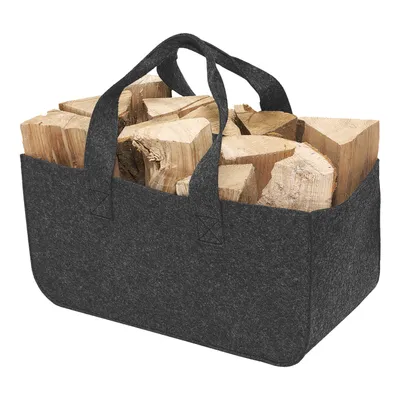 Produktbild von Kaminholztasche dunkel grau
