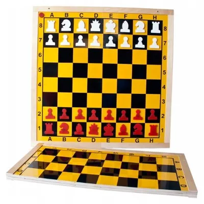 Produktbild von Square Magnetische Demonstrations-Schachbrett Holzrahmen 85x85 cm