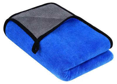 Zdjęcie produktu dla Ręcznik z mikrofibry do samochodu - Ręcznik do osuszania - 90 x 60 cm - 600 GSM - Szary