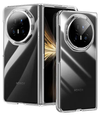 Obrázok produktu pre Avizar, Tvrdé puzdro Honor Magic V5 kompatibilné s bezdrôtovým nabíjaním, priehľadné