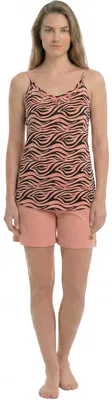 Produktbild von Kisses&Love Damen-Sommerpyjama aus 100 % Baumwolle mit dünnen Trägern KL45200