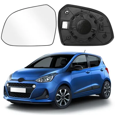 Produktbild von Ersatz-Außenspiegelglas für Hyundai i10, Baujahre 2013-2019