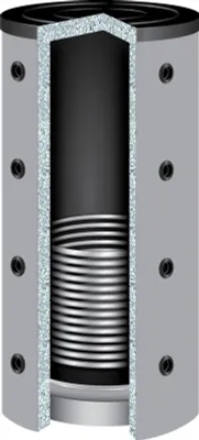 Produktbild von 10000 Liter TWL Pufferspeicher PR-10000 1 Wärmetauscher 120mm Isolierung Heizungsspeicher