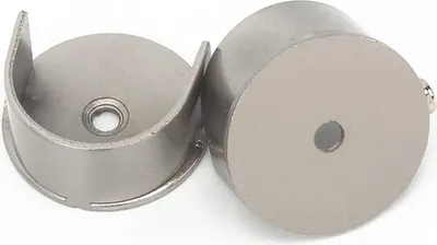 Obrázek produktu pro Sada se 2 záclonovými držáky pro zapuštěné záclony - 28 mm nástěnný držák