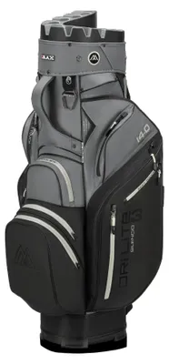Produktbild von Big Max Drilite Silencio 3 – wasserabweisende Cartbag – 14 Fächer – Schwarz/Grau