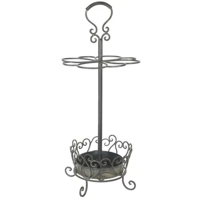 Produktbild von Clayre & Eef Regenschirmständer Ø 30x68 cm Grau Eisen Rund