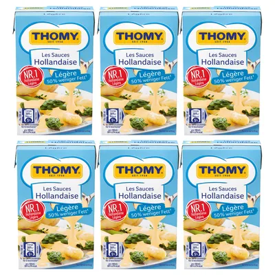 Produktbild von Thomy Les Sauces Hollandaise legere Genuß fettreduziert 250ml 6er Pack