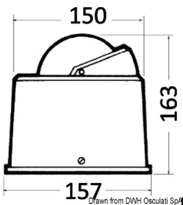 Produktbild von RIVIERA BU4 Kompass 4" - Osculati 25.023.00