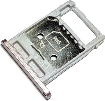 Produktbild von Simkartenhalter und micro-SD Speicherkartenfach für Samsung Galaxy Tab S7 FE, Original Ersatzteil, Rosa