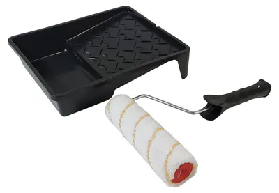 Obrázok produktu pre Profesionálna sada maliarskeho valčeka Maliarsky valček Maliarsky valček 20 cm valček Valček + svorka + zásobník na farbu