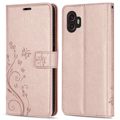 Produktbild von Hülle für Samsung Xcover 6 Pro Handyhülle Handy Tasche Flip Wallet Case Etui Rosegold