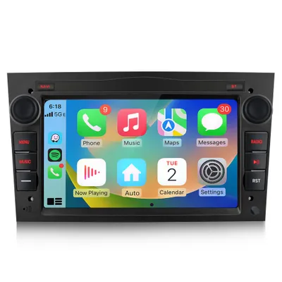 Zdjęcie produktu dla 7-calowy Android 13 Radio samochodowe GPS Navi Carplay Dla Opel Astra H Corsa C D Zafira WIFI 4G BT SWC USB 4GB+64GB 8-Core