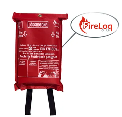 Produktbild von FireLoq® Löschdecke in Tasche 1,6m x 1,8m