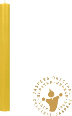 Produktbild von Flachkopf durchgefärbte Stabkerzen Hanf 290 x Ø 21 mm, 1 Stück