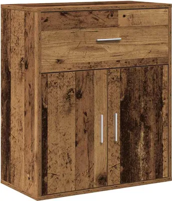 Produktbild von Sideboard mit Schubladen Altholz 60 x 31 x 70 cm Holzwerkstoff