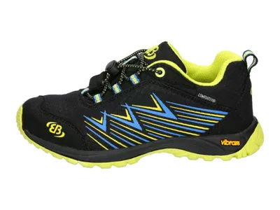 Produktbild von Brütting Chesna Low Jungen Synthetik Trekkingschuhe schwarz, atmungsaktiv, wasserdicht, Schnellschnürsystem