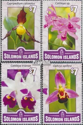Produktbild von Briefmarken Salomoninseln 2016 Mi 3516-3519 (kompl. Ausg.) postfrisch Orchideen