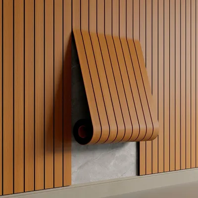 Obrázek produktu pro Solidchoice – Zvukotlumící dřevěné stěnové panely, samolepicí, 1,2 m², rozměry 300 x 40 x 0,6 cm