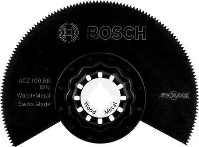 Image de Lame Segment BOSCH PRO BIM Starlock ACZ 100 BB Bois et métal