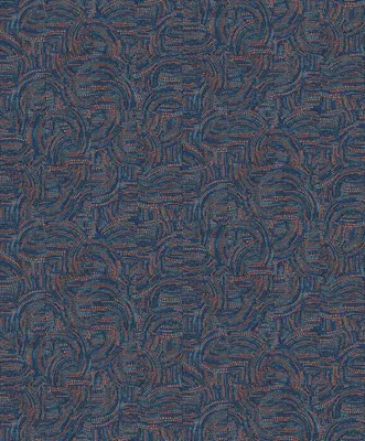 Zdjęcie produktu dla Khroma by Masureel Tapeta motyw graficzny niebieskim - 630030 - 53 cm x 10.05 m