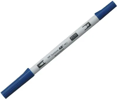 Produktbild von Dual-Fasermaler ABT Pro Keilspitze/Pinselspitze Alkoholbasis denim