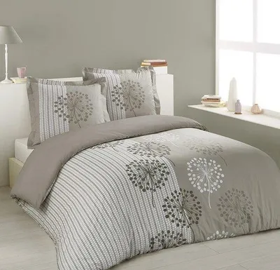 Produktbild von Famanu Bettwäsche Set – 240 x 220 cm – 100% Baumwolle – mit 2 Kissenbezügen