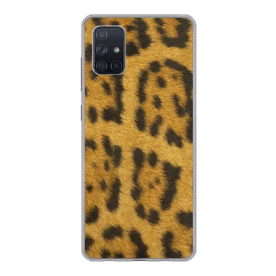 Produktbild von MuchoWow® Handyhülle Schutzhülle Hülle für Samsung Galaxy A71 Leopardenfell Silikon Softcase Handy Hülle - Kartenbesitzer