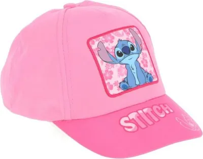 Produktbild von Lilo & Stitch Baseballcap Kappe für Kinder ideal für Frühling und Sommer Rosa