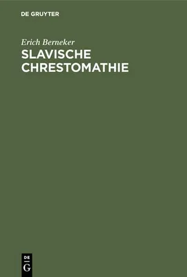 Produktbild von Slavische Chrestomathie