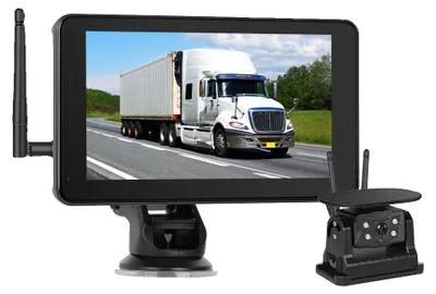 Immagine prodotto di Auto-Monitor, telecamera per la retromarcia, ricarica solare, monitor con telecamera
