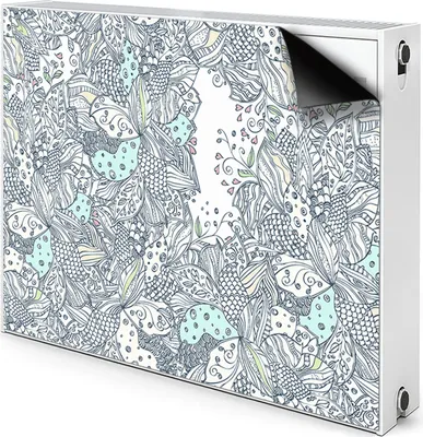 Produktbild von Magnet Verkleidung Abdeckung Heizkörperabdeckung Heizkörperabdeckung 90x60 cm  - Blumen