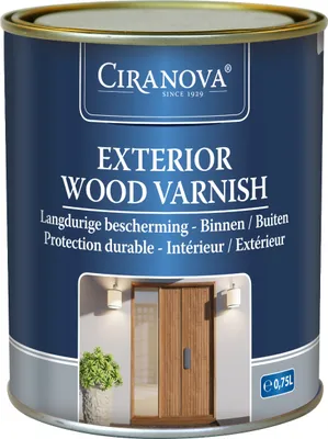 Produktbild von Ciranova Exterior Wood Varnish - Klar Matt - Holzlack - 750 ml
