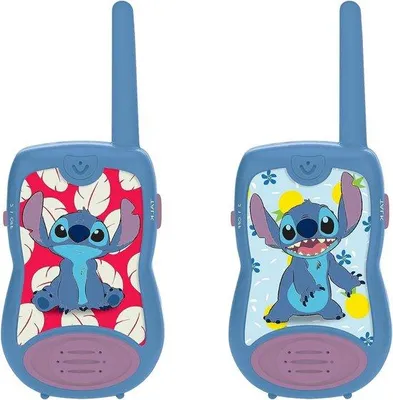Image de Talkie-walkie pour enfants, portée 200 m - 2 canaux - Bleu/Rose - Clip de ceinture