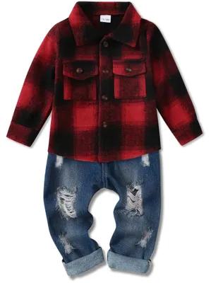Produktbild von Winter Outfit Set für Baby Jungen 12 Monate - 4 Jahre
