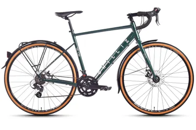 Produktbild von CHILLIZ Gravelbike Gravel 28 Zoll GL.02 grün Rahmenhöhe 60 cm Schutzbleche Damen Herren 14 Gänge mech. Scheibenbremse
