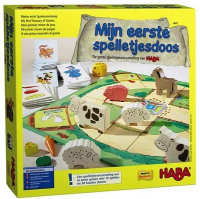 Produktbild von Haba Spielesammlung - Große Spielesammlung pädagogisches Spielzeug