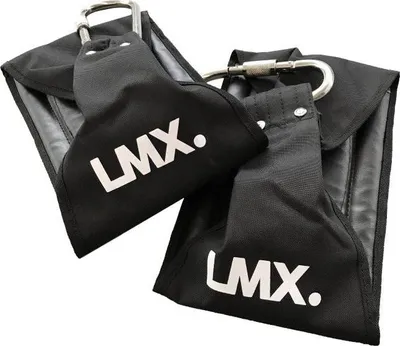 Produktbild von Lifemaxx LMX Hanging Ab Straps Schwarz 2er-Set