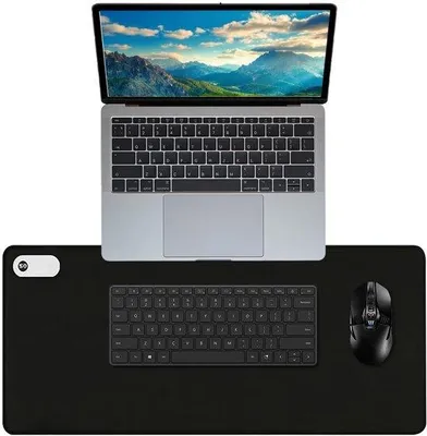 Immagine prodotto di Tappetino riscaldato per le gambe da ufficio, 80 x 33 cm, in memory foam con funzione riscaldante, 3 impostazioni di temperatura, spegnimento automatico dopo 3 ore, ideale per chi sta seduto a lungo, design ergonomico