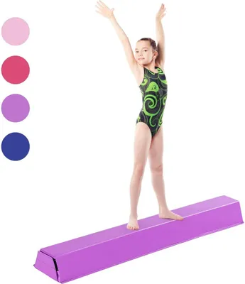 Produktbild von Schwebebalken Gymnastikbalken für Kinder sowie Erwachsene, Training Balance Beam, Turn Balken Turntraining Geraet, 117 cm