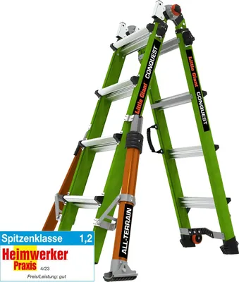 Produktbild von Little Giant Conquest 2.0 Teleskopleiter bis 5,51m Arbeitshöhe 4x4 Sprossen