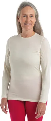 Produktbild von Icebreaker 200 Oasis Crewe Merino Langarm-baselayer Beige M Damen Beige M