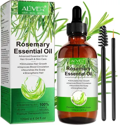 Produktbild von Rosmarinöl Ätherisches Öl Haarwachstum Haarpflege Hautpflege Bio Vegan 120ml