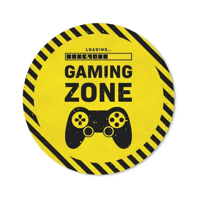 Produktbild von MuchoWow® Gaming Mauspad Mousepad Spiele - Zitate - Controller - Spielzone - Spiel 20x20 cm - Mousepads - Maus Mat - Pad - Mausunterlage - Schreibtischmatte - Coole Schulsachen für Teenager