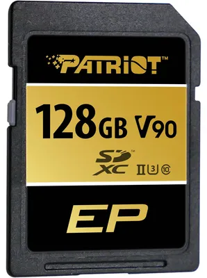 Imagen del producto de Tarjeta de memoria SDXC de 128 GB (negra, UHS-II U3, Clase 10, V90)