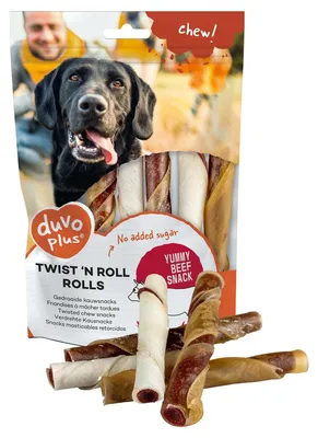 Produktbild von Duvo+ Hundespielzeug chew! Twist n Roll Rolls Rind