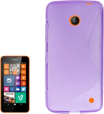 Produktbild von Schutzhülle TPU Case für Handy Nokia Lumia 630 635 lila / violett