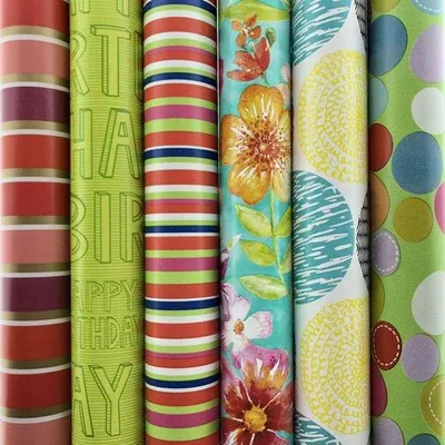 Productafbeelding van Assortiment cadeaupapier inpakpapier ZEN13 - 200 x 70 cm - 5 stuks