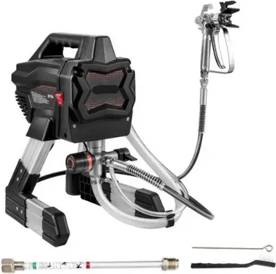 Imagen del producto de Pistola de pintura - Sistema sin aire - Máquina de pintura profesional - Máquina de pintura en polvo - 650W - 1.1L