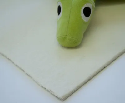 Produktbild von Steffensmeier Velours Teppichboden Palena Meterware  | Auslegware für Kinderzimmer Wohnzimmer Schlafzimmer | Creme, Größe: 300x500 cm