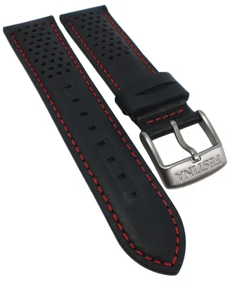 Produktbild von Festina â–º Uhrenarmband 22mm schwarz Leder rote Naht â–º F20521 F20530